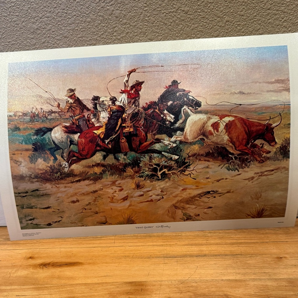 Charles M Russell placemats